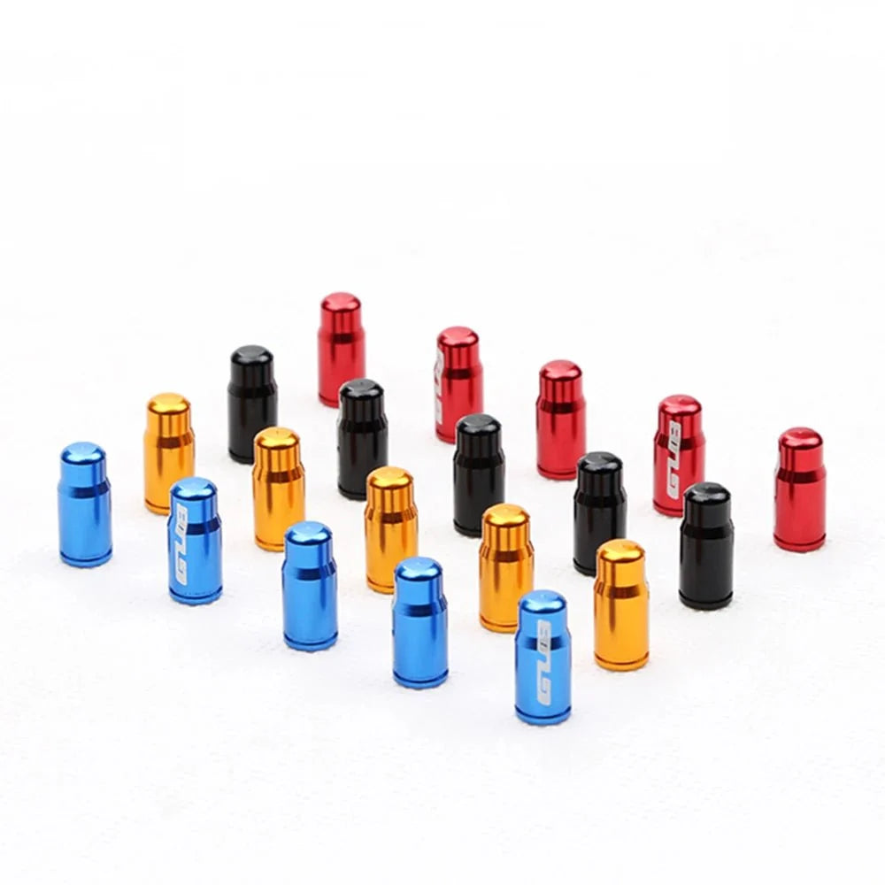 GUB Aluminum Alloy Bicycle Valve Caps | Presta & Schrader Valve Protectors